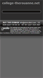 Mobile Screenshot of college-therouanne.net